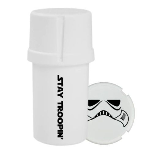 The Medtainer - Triturador/ Pote - Star Wars - Branco Stay Troopin